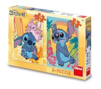 Opakowanie Puzzle Disney Zakochany Stitch 2w1 24 i 48el