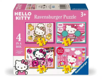 Opakowanie Puzzle dla dzieci 2D: Hello Kitty 4w1