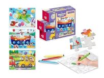 Opakowanie Puzzle do kolorowania MIX