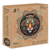 Opakowanie Puzzle drewniane 400 Milliwood Tygrys