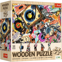 Opakowanie Puzzle drewniane 500+1 W świecie muzyki TREFL