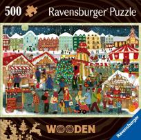 Opakowanie Puzzle drewniane 500 Jarmark świąteczny