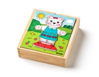 Opakowanie Puzzle „Kotek – garderoba”, 18 elementów 90019