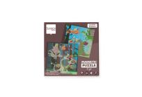 Opakowanie Puzzle magnetyczne Smoki 40 elementów Scratch