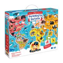 Opakowanie Puzzle małego odkrywcy Zwierzęta Świata CzuCzu