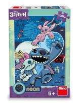 Opakowanie Puzzle neonowe 100 Lilo i Stitch świecące kontury