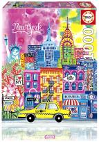 Opakowanie Puzzle Nowy Jork / USA Car Pintos 1000 el 114121