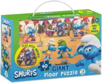 Opakowanie Puzzle podłogowe 40 Muzyka gra Smerfy