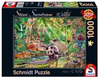 Opakowanie Puzzle PQ 1000 Steve Sundram Zwierzęta Azji G3