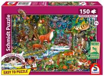 Opakowanie Puzzle PQ 150 Zwierzęta w lesie G3