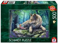 Opakowanie Puzzle PQ 500 Wilk i wróżka G3