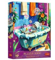 Opakowanie Puzzle Premium Plus 1000 Miau, Relaks, Powtórz