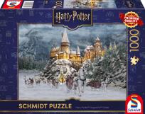 Opakowanie Puzzle Premium Quality Thomas Kinkade Harry Potter Hogwart zimą 1000 el 114490