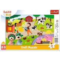 Opakowanie Puzzle ramkowe 15 Urocze Bobaski TREFL