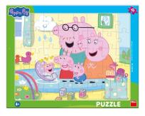 Opakowanie Puzzle ramkowe Świnka Peppa Rodzina 40el