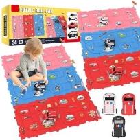 Opakowanie Puzzle tor przeszkód ambulans straż