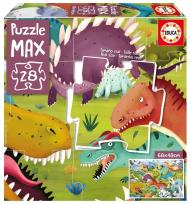 Opakowanie Puzzle XL 28 Dinozaury