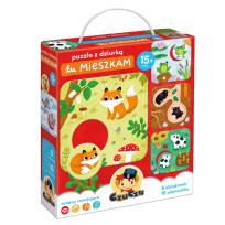 Opakowanie Puzzle z dziurką Tu Mieszkam CzuCzu