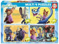 Opakowanie Puzzle Zwierzogród 2 50 + 8+ 100 + 150 113808