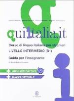 Okładka książki Qui Italia.it livello intermedio B1 przewodnik
