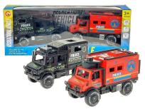 Opakowanie Radiowóz i wóz strażacki transportowe 2szt