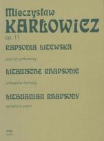 Okładka książki Rapsodia litewska op. 11 poemat symfoniczny na...