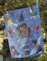 Opakowanie Ręcznik kuchenny Świąteczne psy Święta