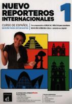 Okładka książki Reporteros Internacionales Nuevo 1 Podręcznik ucznia. Język hiszpański dla młodzieży. Poziom A1. Edycja hybrydowa