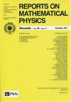 Okładka książki Reports on Mathematical Physics 80/3