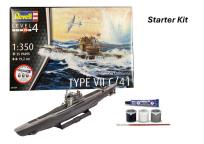 Opakowanie Revell Starter Kit-German Submarine Type VII C/41
