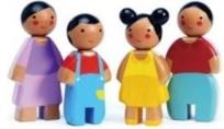 Opakowanie Rodzinka Sunny Doll drewniane