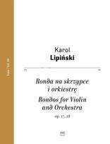 Okładka książki Ronda na skrzypce i orkiestrę