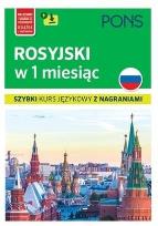 Okładka książki Rosyjski w 1 miesiąc. Szybki kurs językowy+MP3 w.4