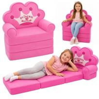 Opakowanie Rozkładany fotel sofa leżanka z koroną 2w1