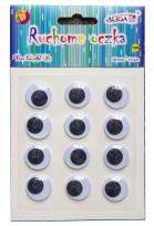 Opakowanie Ruchome oczka samoprzylepne 20 mm 12szt
