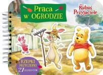 Okładka książki Rzepki-przyczepki. Praca w ogrodzie. Disney Kubuś i Przyjaciele