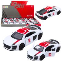 Opakowanie Samochód metalowy z napędem biały 1:43