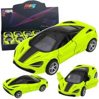 Opakowanie Samochód sportowy światło dźwięk zielony 1:32