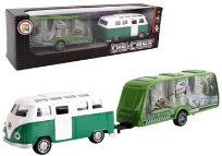 Opakowanie Samochód Van z przyczepą kempingową metal no.2