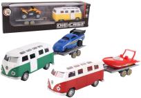 Opakowanie Samochód Van z przyczepą metal mix