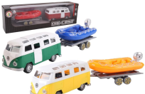 Opakowanie Samochód van z przyczepą metal mix