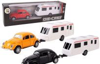 Opakowanie Samochód z przyczepą kempingową metal mix