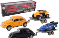 Opakowanie Samochód z przyczepą letnie aktywności metal mix