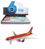 Opakowanie Samolot metalowy z napędem mix