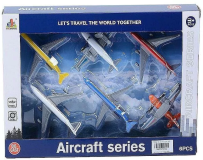 Opakowanie Samolot pasażerski metalowy 6szt