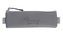 Opakowanie Saszetka mini z gumką na zeszyt Sharky popielata