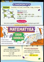 Opakowanie Ściąga Harmonjka Matematyka trójkąty i czworokąty