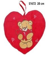 Opakowanie Serce - Miś 20cm