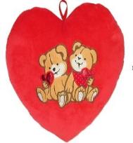 Opakowanie Serce - Misie 20cm