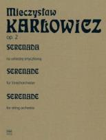 Okładka książki Serenada op. 2 na orkiestrę smyczkową